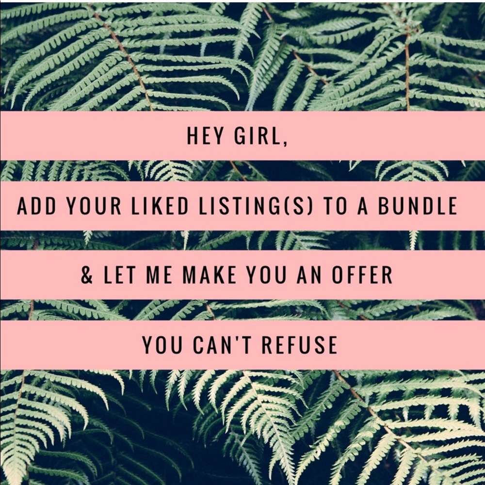 Add your likes to a bundle - let me make an offer!